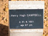 Campbell Hugh Henry