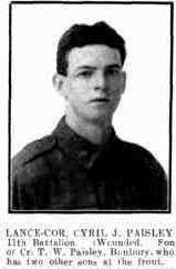Cyril J Paisley