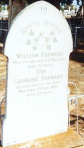 William & Caroline Forward